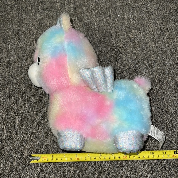 Rainbow Llama With Sparkle Wings NWOT - Picture 3 of 7